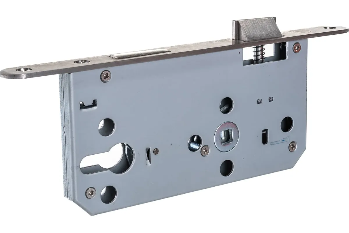 Замок DL401/55 PZ72 Rt реверсивный с запор.планкой Замок DL401/55 PZ72 Rt реверсивный с запор.планкой — Дверные замки Универсальный. Фото товара.